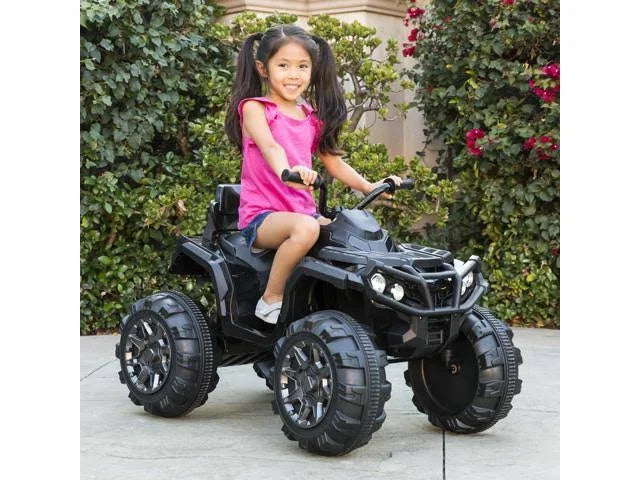 Black Kids ATV Quad Ride-On Car G1365