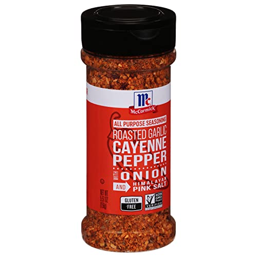 Roasted Garlic Cayenne Pepper with Onion and Himalayan Pink Salt All Purpose Seasoning, 5.51 oz T5759