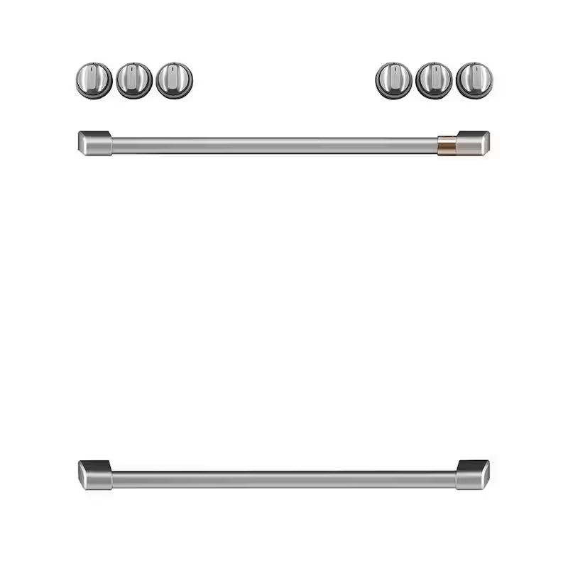 Electric Range Handle and Knob Kit in Brushed Stainless Y59517