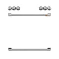 Electric Range Handle and Knob Kit in Brushed Stainless Y59517