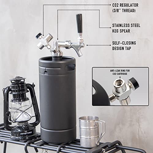 128oz Stainless Steel Pressurized Growler Tap System O91132