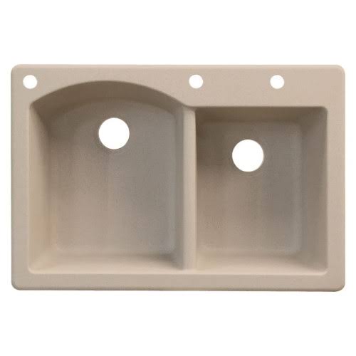 Granite 33-in Drop-In Kitchen Sink in Cafe Latte Z4206