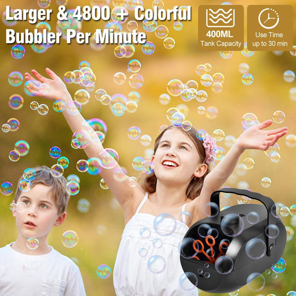 Portable Rechargeable Bubble Machine U374478