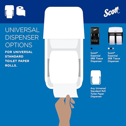 100% Recycled Fiber 2-Ply White Toilet Paper O695135