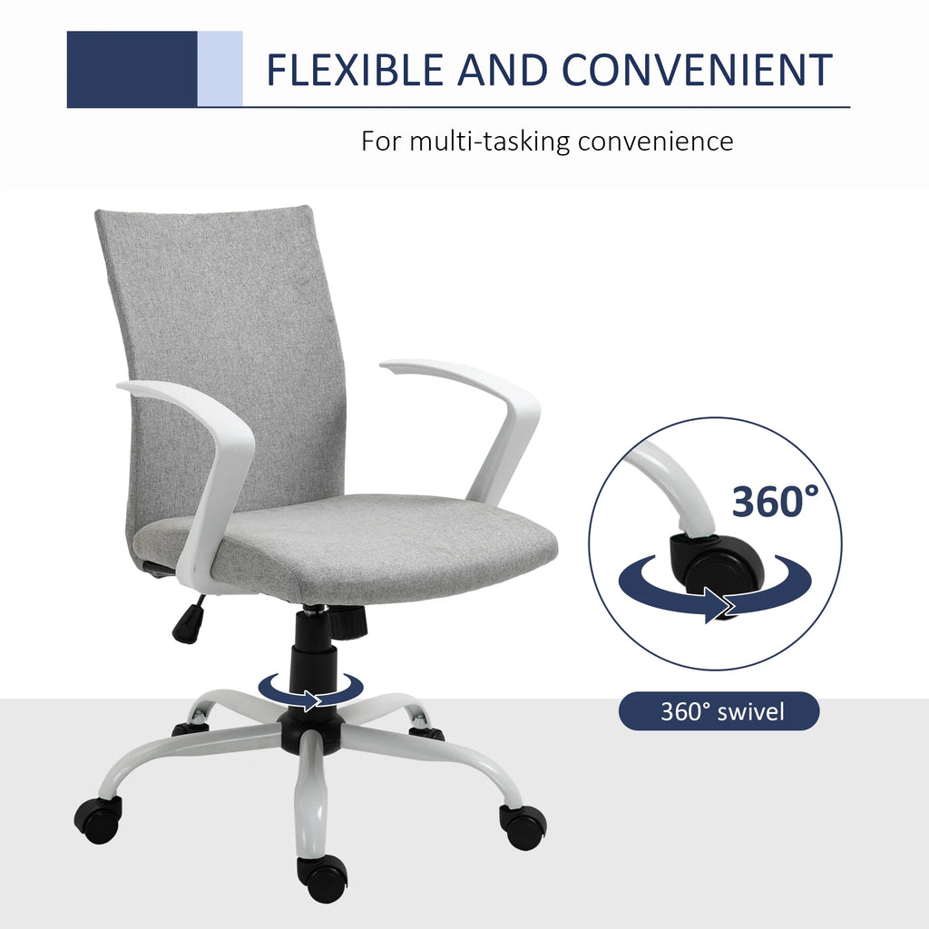 Mid-Back Ergonomic Office Chair with Adjustable Height H998