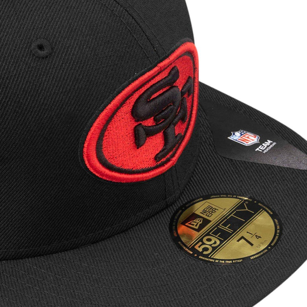 Black Red Fitted Hat Y787171