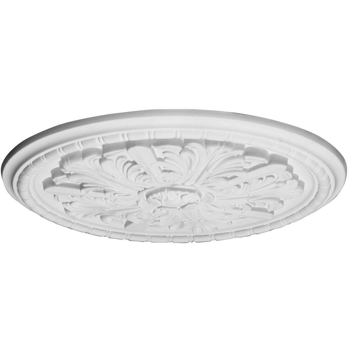 17 1/8x22OD x 1 1/2x22P Hand-Painted Copper Green Patina Ceiling Medallion B985523