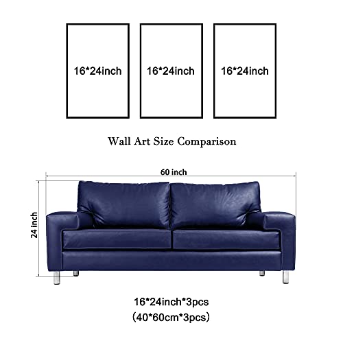 3 Panels Modern Canvas Wall Art Prints A438563