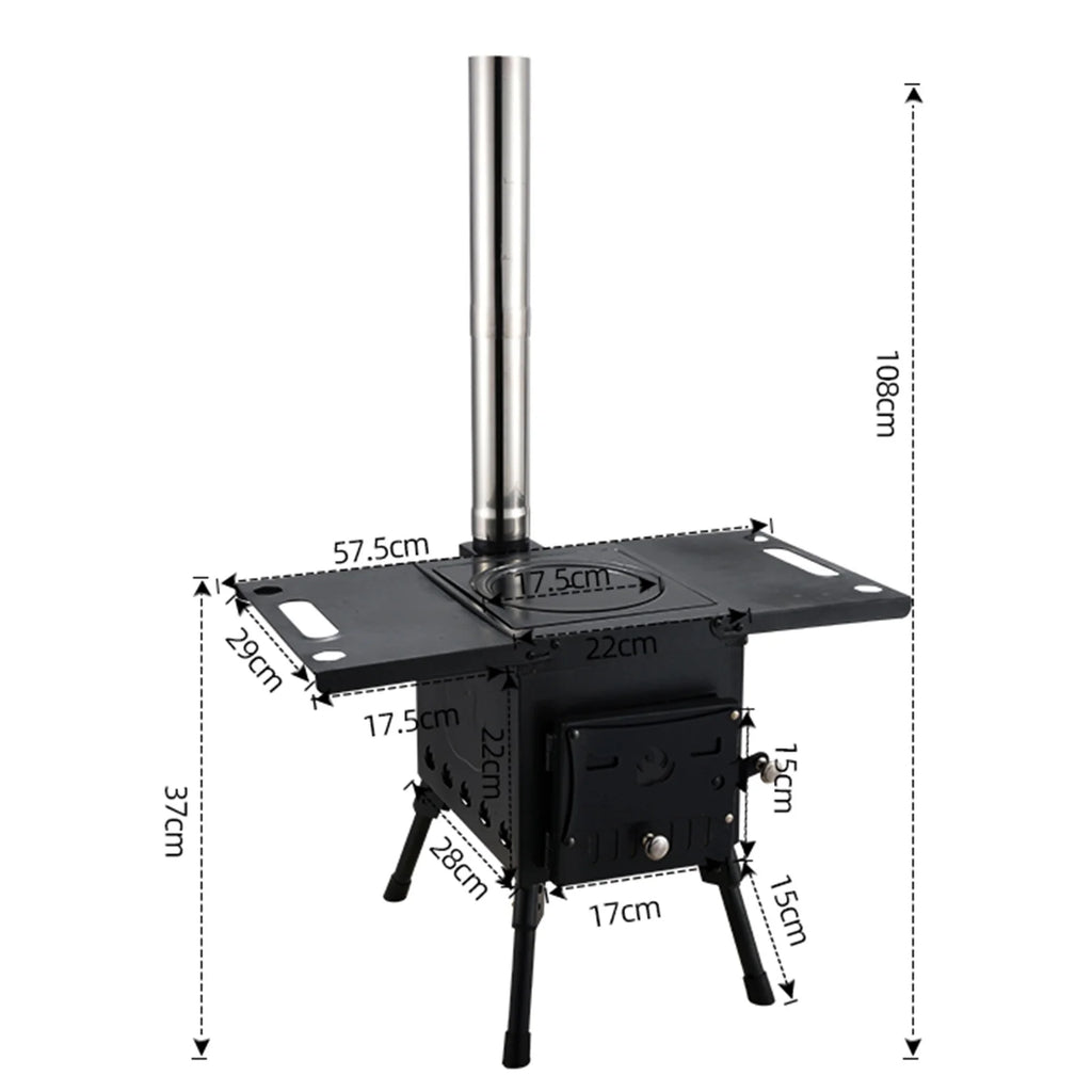 Portable Camping Wood Burning Stove L707