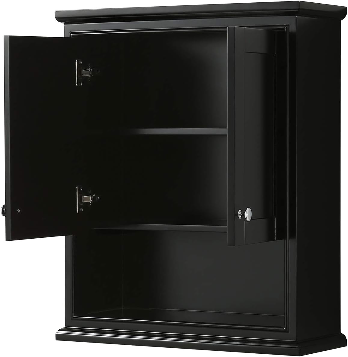Dark Espresso Wall-Mounted Storage Cabinet X54645