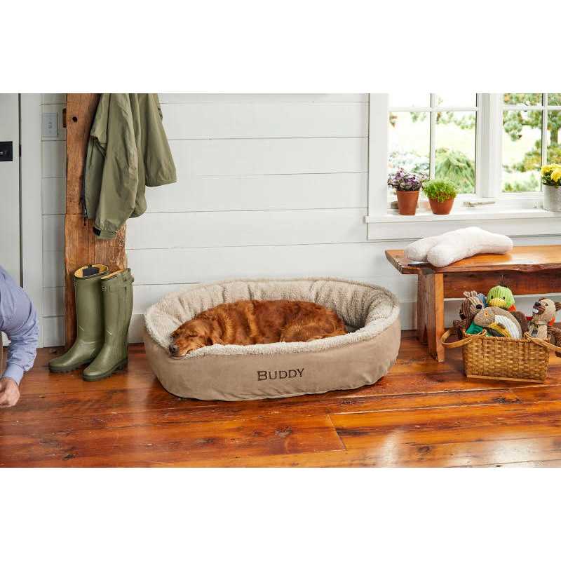 Wraparound Dog Bed with Fleece T67737