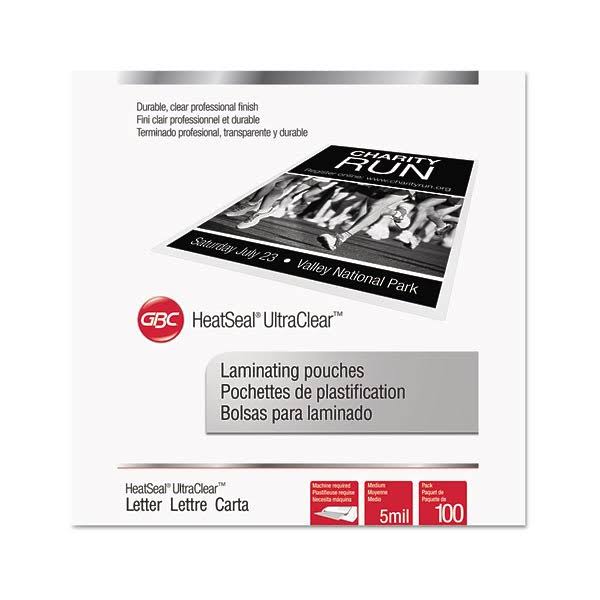 Thermal Laminating Pouches, 5 mil, 9 x 11 1/2, 100/Pack J390402