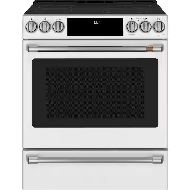Electric Range Handle and Knob Kit in Brushed Stainless Y59517