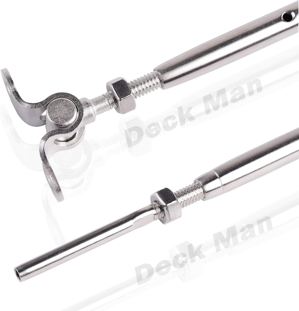 T316 Stainless Steel Adjustable Angle 1/8 Cable Railing Kit Hardware 10 Pack B9472