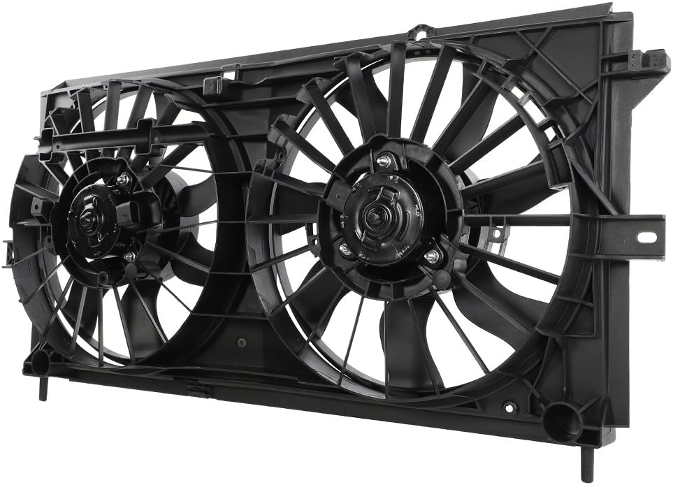Radiator Cooling Dual Fan Assembly for 2000-2003 Chevrolet Impala Monte V6 3.4L 3.8L W487