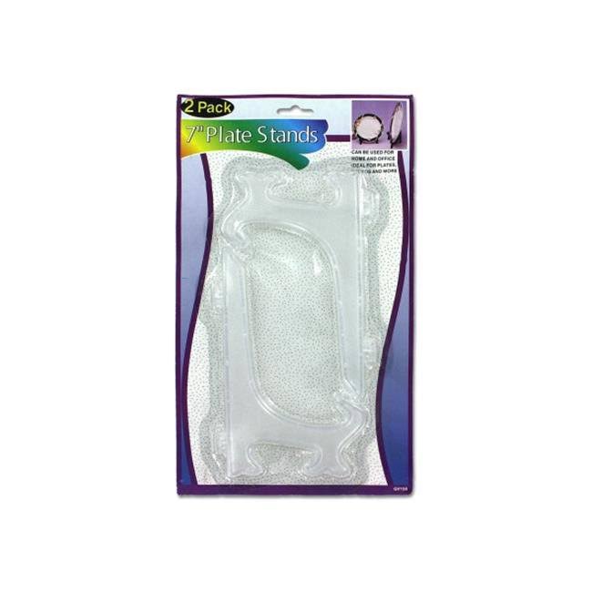 Transparent Plastic Plate Stands - Pack of 72 O595101