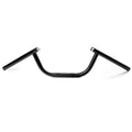 7/8" Clubman Black Steel Motorcycle Handlebar C425