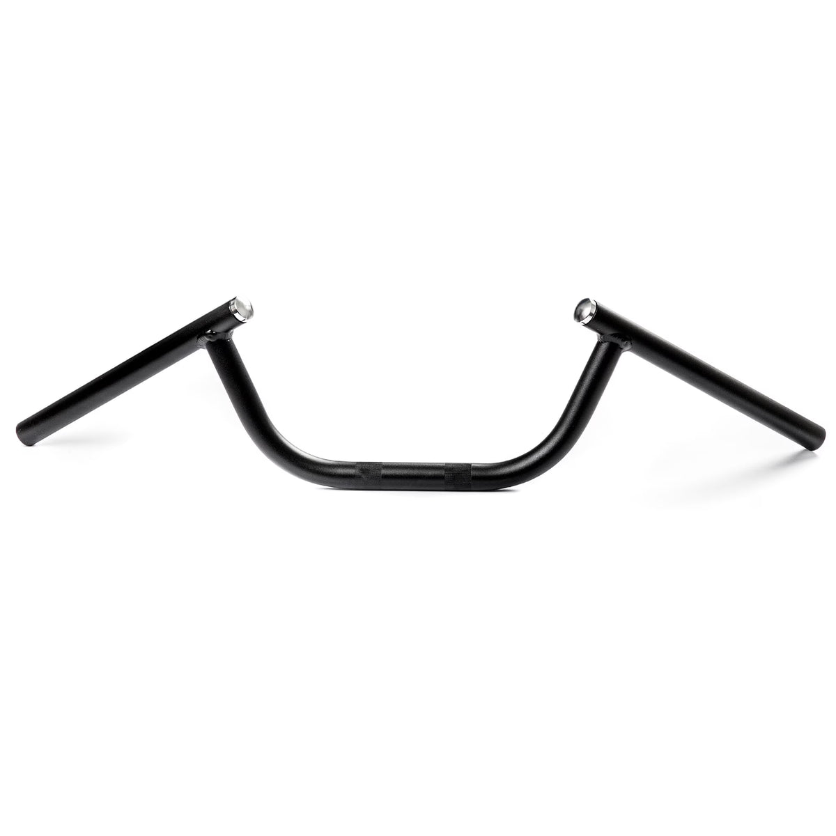 7/8" Clubman Black Steel Motorcycle Handlebar C425