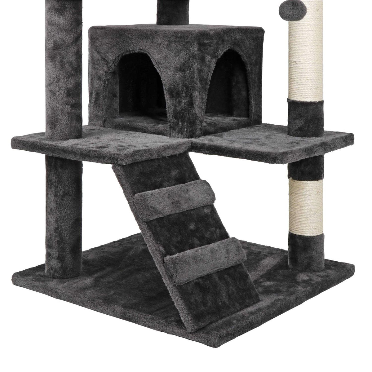 Cat Tree Multi-Levels Condos Scratching Post Tower I34224