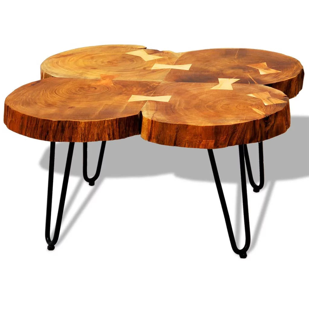 Solid Sheesham Wood Coffee Table Y40036