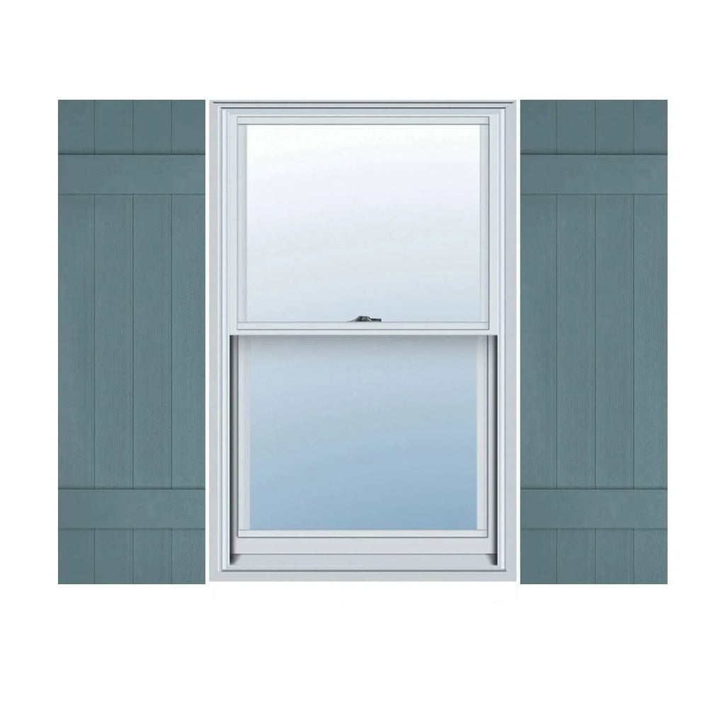 Board-n-Batten Shutters with Shutter-Loks S37679