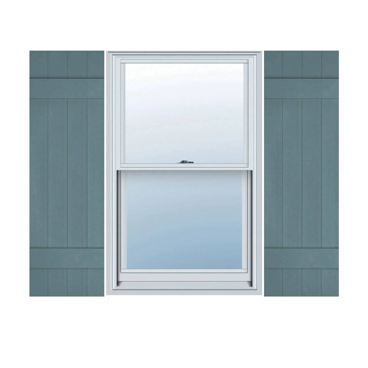 Board-n-Batten Shutters with Shutter-Loks S37679
