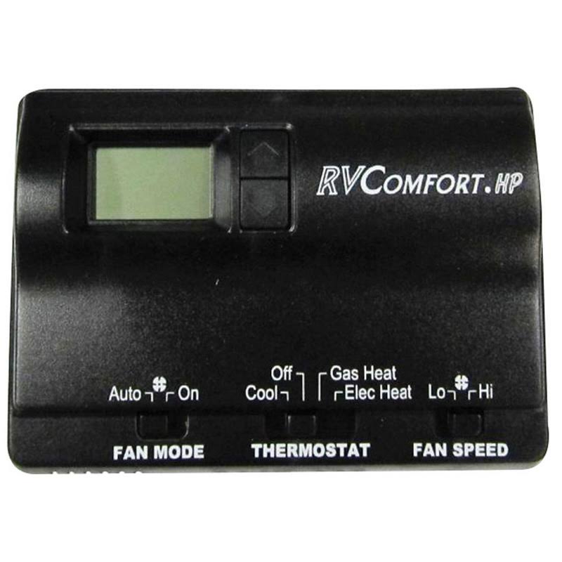 Black Digital Heat Pump Thermostat B24648