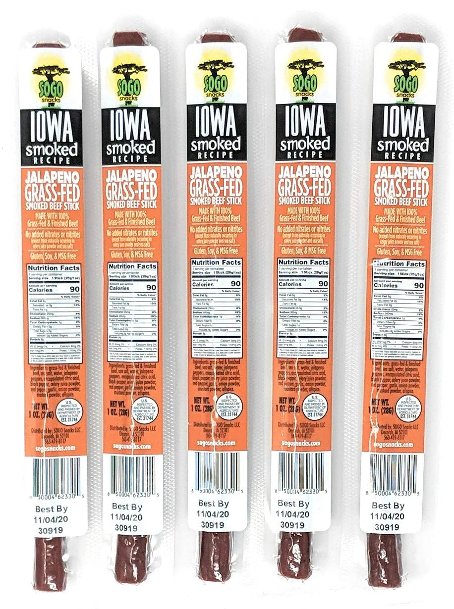 Jalapeno Beef Sticks 1-oz 144 Cnt K717