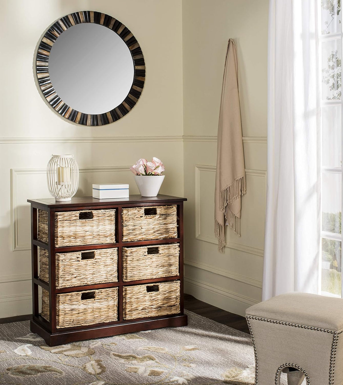 Wicker Basket Storage Chest R599