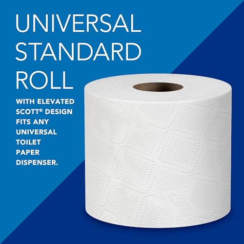100% Recycled Fiber 2-Ply White Toilet Paper O695135