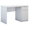 Pure White Computer Desk G784