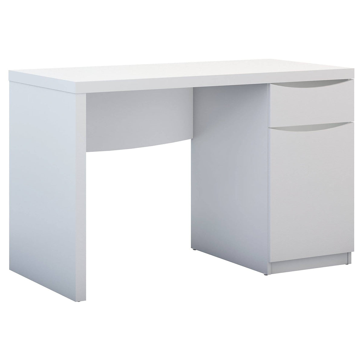 Pure White Computer Desk G784