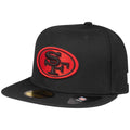 Black Red Fitted Hat Y787171