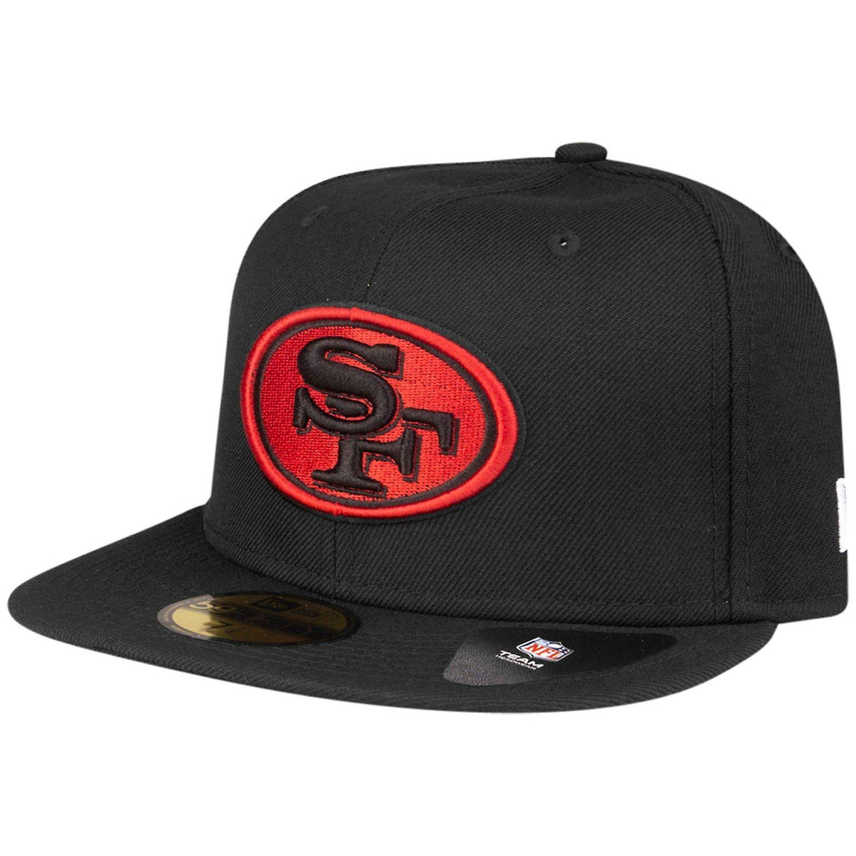 Black Red Fitted Hat Y787171