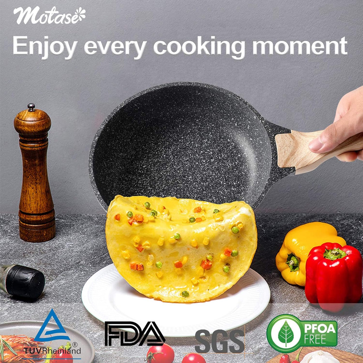 8 Inch Nonstick Granite Skillet R651461
