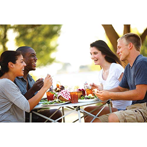 Aluminum Folding Camping Table with Carry Bag Y63482