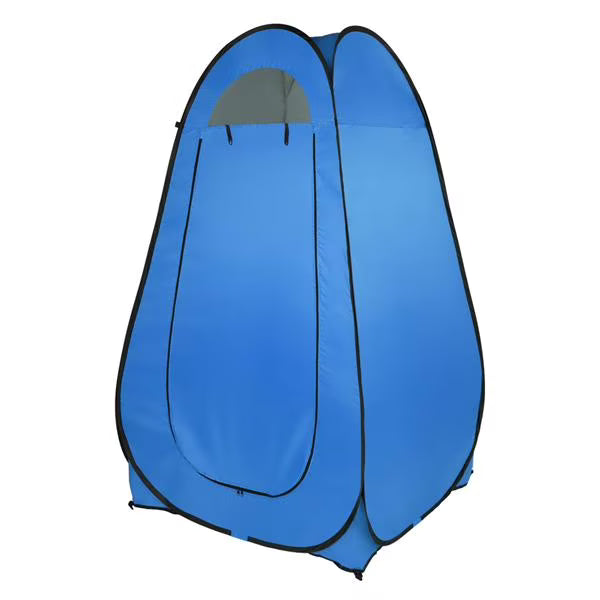 Blue Pop Up Toilet Shower Tent Changing Room Camping Shelter A2580