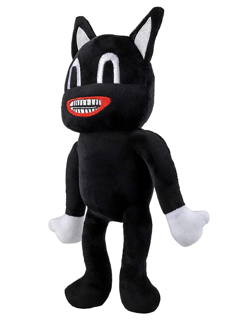 Black Cartoon Cat Plush Toy 9 Inches H825