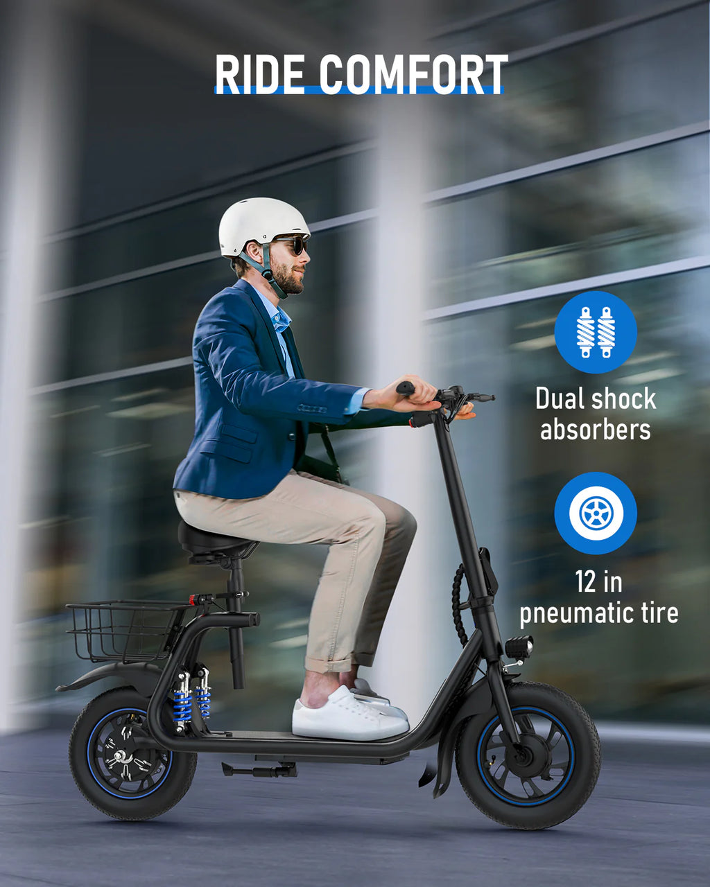 450W Electric Scooter with Seat U693
