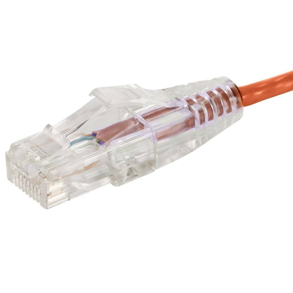 Orange Snagless RJ45 Cat6 Ethernet Patch Cable 50 Feet M799