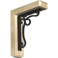 Douglas Fir Iron Bracket N780