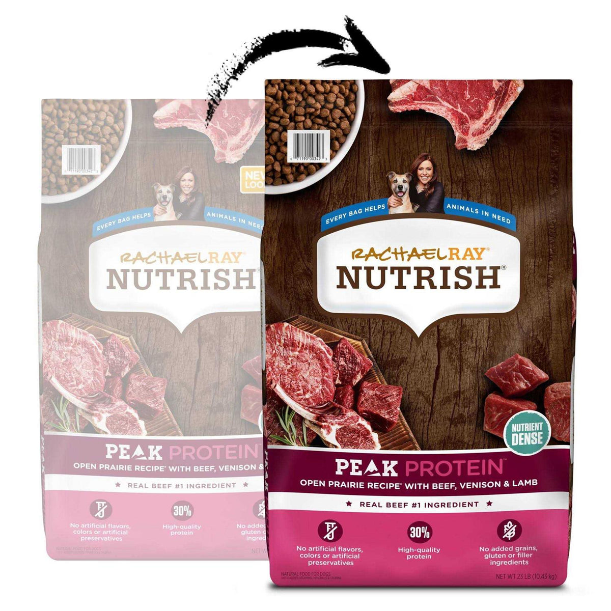 Natural Dry Dog Food with Beef Q7447