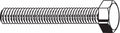 18-8 Stainless Steel Tap Bolt, 2 1/2 in Fastener Length, Pk 140 F763335