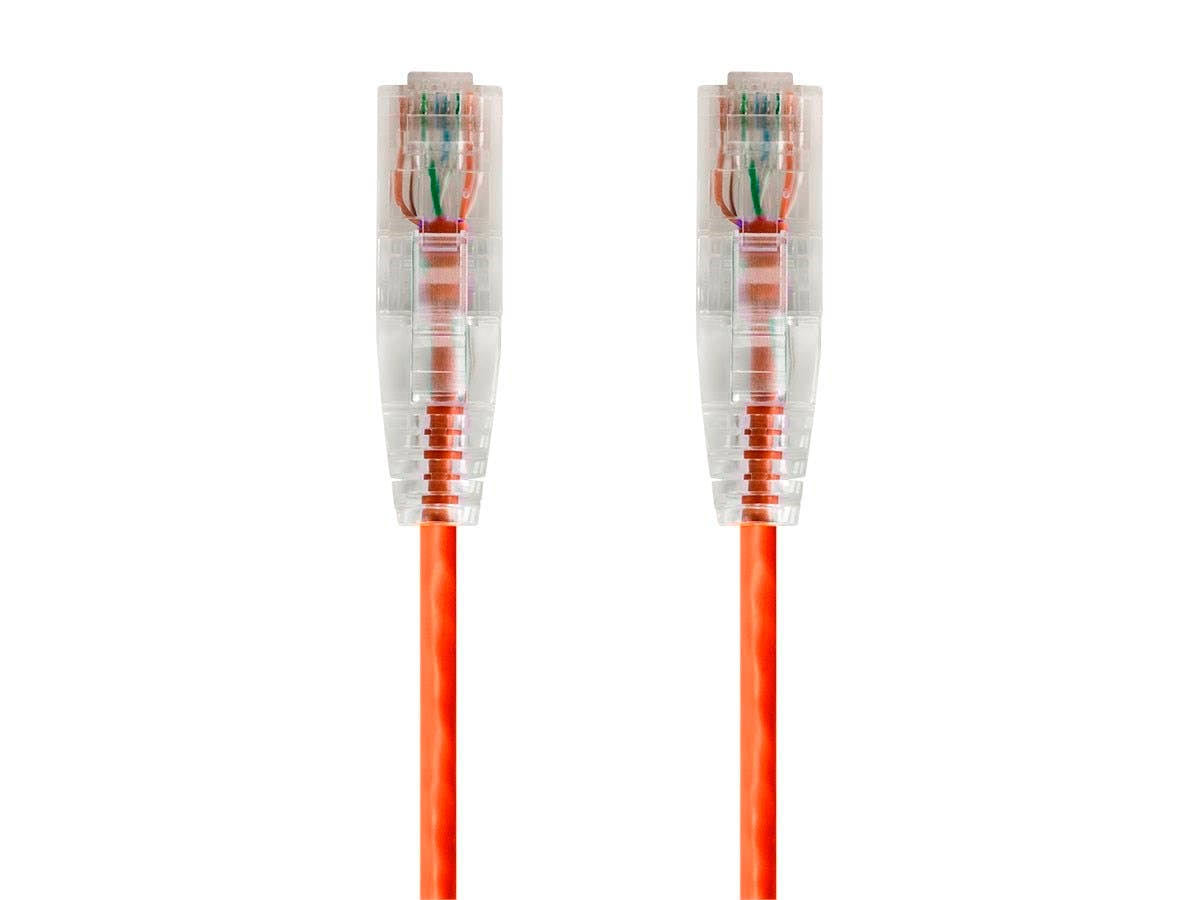 Orange Snagless RJ45 Cat6 Ethernet Patch Cable 50 Feet M799
