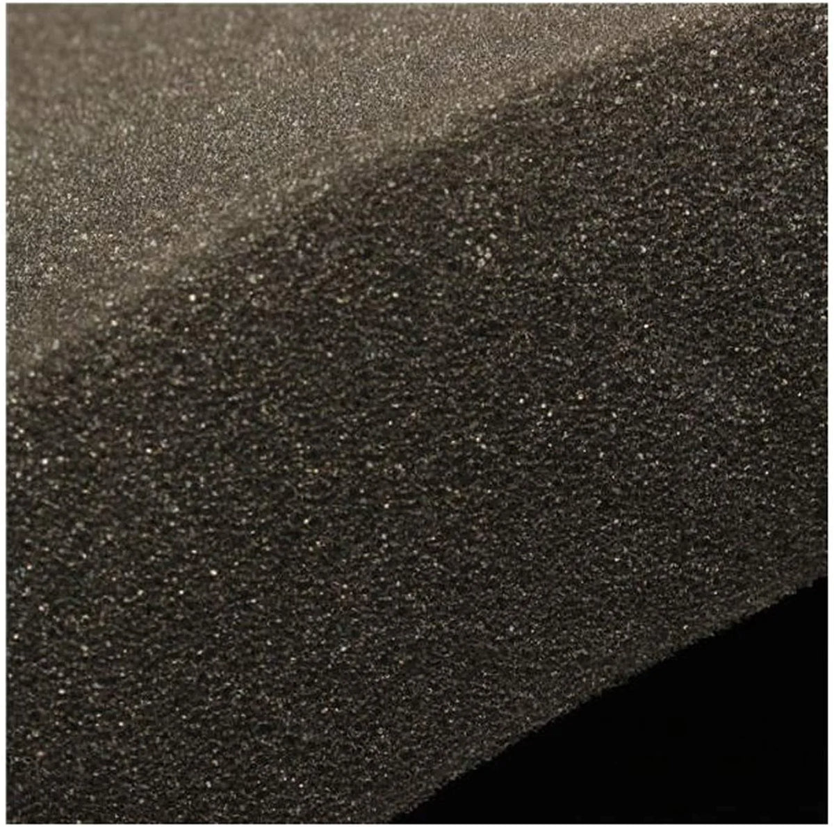 Charcoal Rubber Foam Sheet Cushion 5"H X 24"W X 72"L U7981