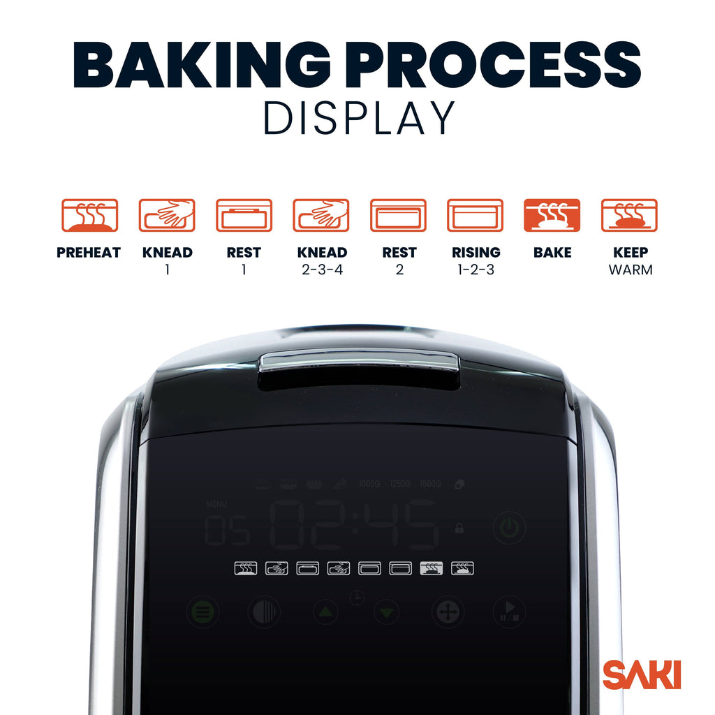 12 In 1 Programmable Bread Maker With Nonstick Pan, 3.3 LBS Capacity P6547