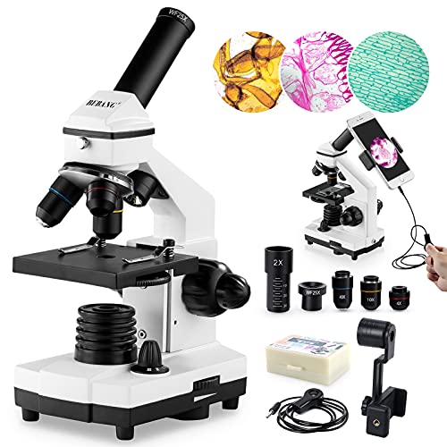 100X-2000X Compound Microscope with Microscope Slides A60401