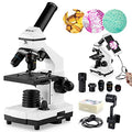 100X-2000X Compound Microscope with Microscope Slides A60401