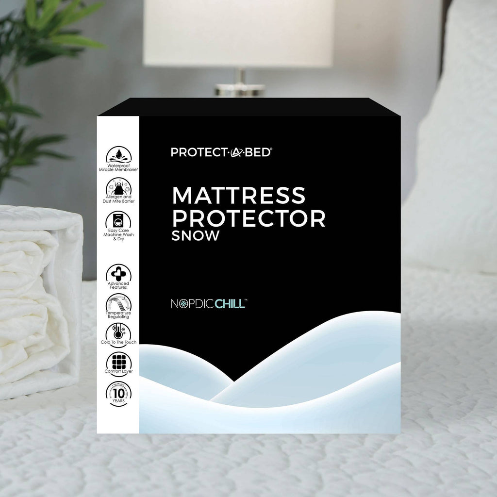 California King Snow Mattress Protector C1939