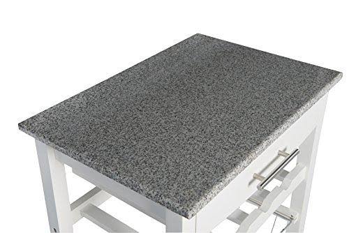 White Kitchen Island W5829